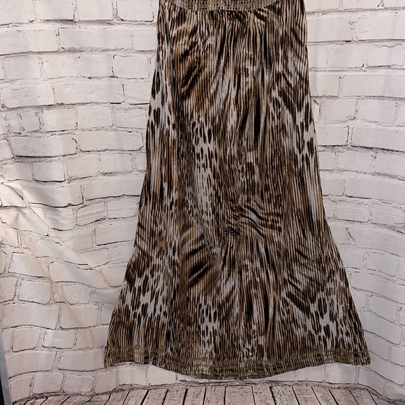 EUC LUCKY BRAND HALTER EMBROIDERED MAXI SZ SM - Picture 2 of 10